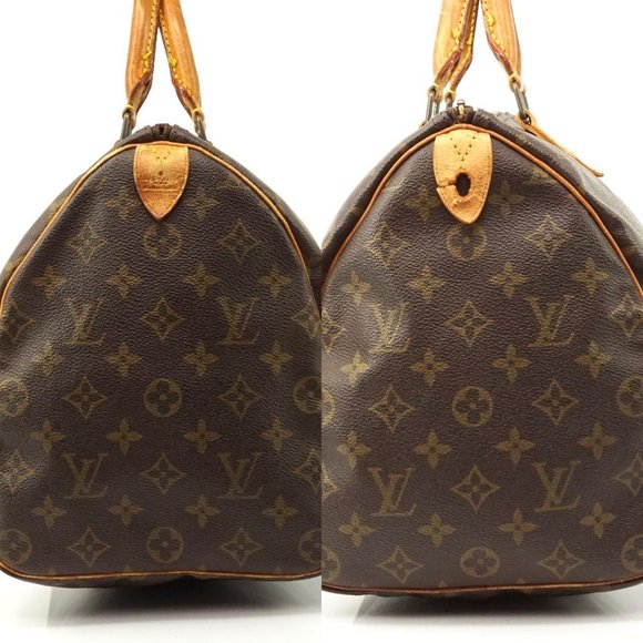 Auth Louis Vuitton Speedy 35 Satchel Bag #2705L18 - Picture 7 of 7